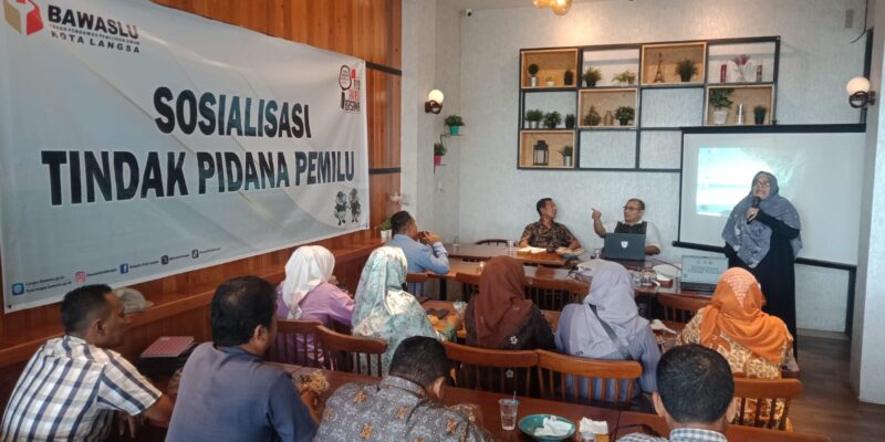 suasana kegiatan sosialisasi tindak pidana pemilu