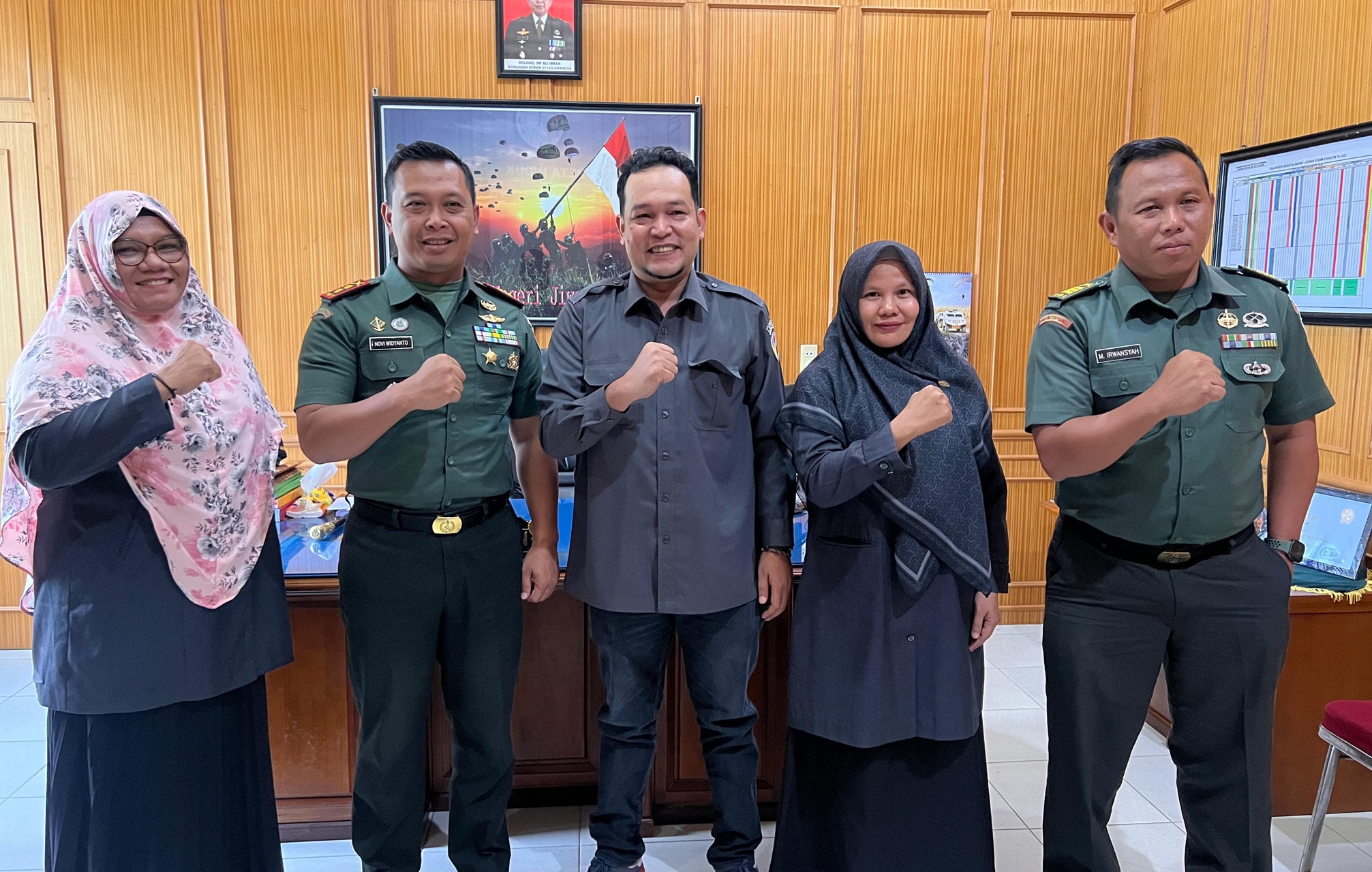 Koordinasi dan Silaturahmi bersama Dandim 0104/Aceh Timur