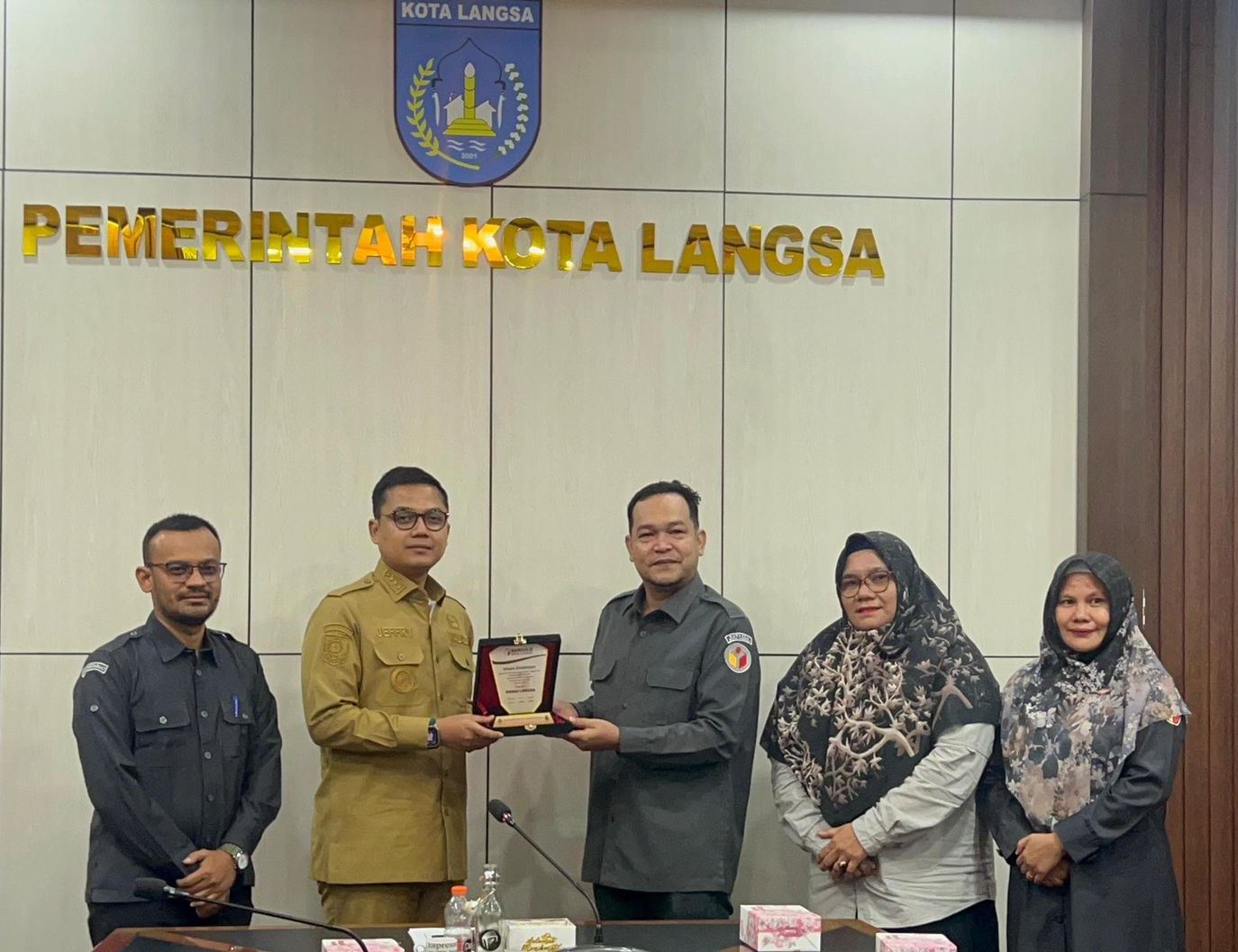 Koordinasi dengan Wali Kota